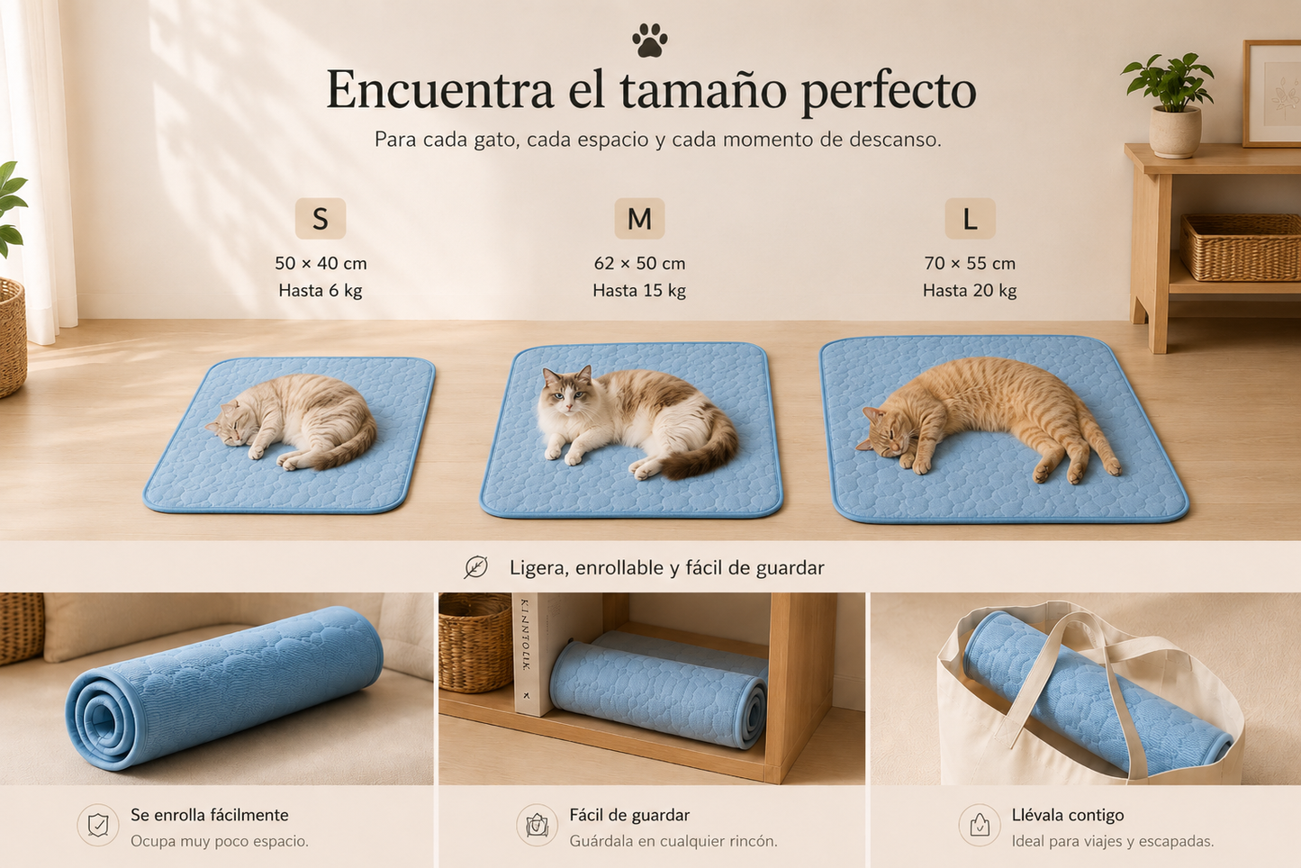 Feluna™ | Alfombra Refrescante para Gatos